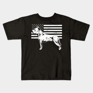 USA American Pitbull Kids T-Shirt